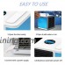 Kobwa Personal Space Air Cooler  3 in 1 Portable Mini Air Cooler  Humidifier & Purifier with 7 Colors Adjustable LED Lights  3 Fan Speeds Portable Air Conditioner for 45 Square Feet Office and Bedroom - B07DX138K1